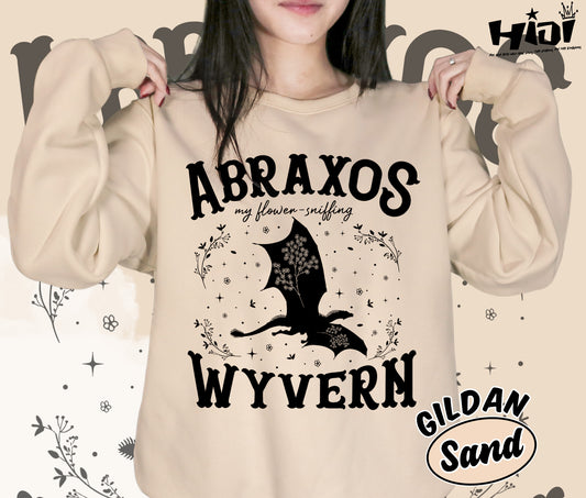 Abraxos Flower Garden Club Shirt, Throne Of Glass Flower Shirt, Throne Of Glass Shirt, Romantasy Readers Shirt, Bookish Bookworm Book Nerd Shirt, Gift for Her, Gift for Readers for Book Lovers