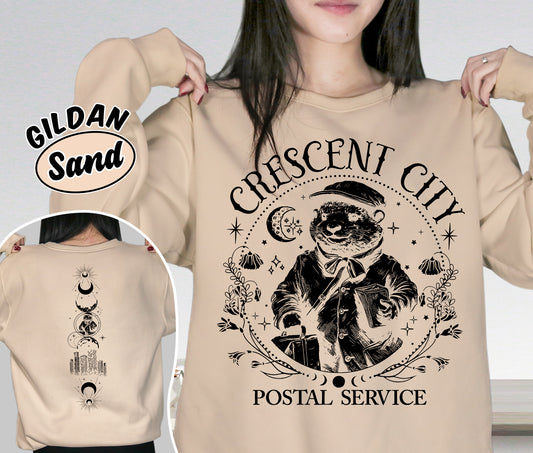 Crescent City Postal Service Shirt, Otter Service Shirt, Crescent City Shirt, Bryce Quinlan Shirt, Ruhn Danaan Shirt, Romantasy Readers Shirt, Bookish Bookworm Book Nerd Shirt, Gift for Her, Gift for Readers for Book Lovers
