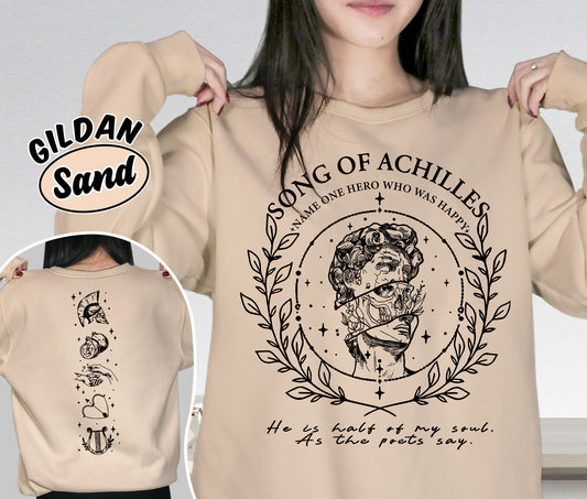 Song of Achilles Shirt, Achilles and Patroclus Shirt, Name One Hero Shirt, Romantasy Readers Shirt, Bookish Bookworm Book Nerd Shirt, Gift for Her, Gift for Readers for Book Lovers
